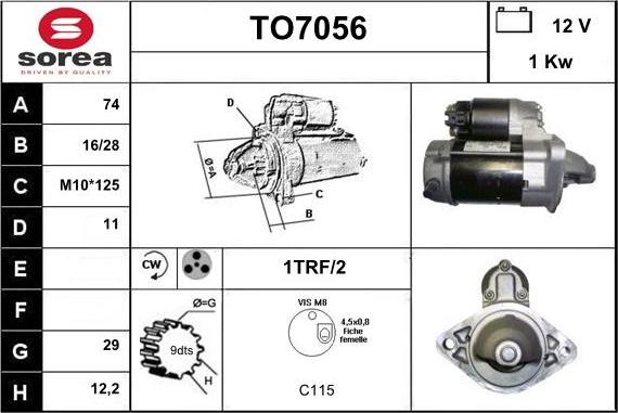 Sera TO7056 - Starter www.molydon.hr