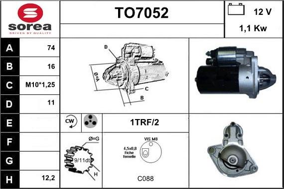 Sera TO7052 - Starter www.molydon.hr