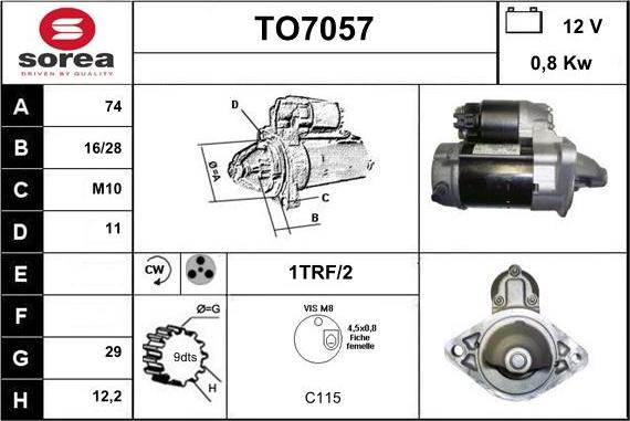 Sera TO7057 - Starter www.molydon.hr