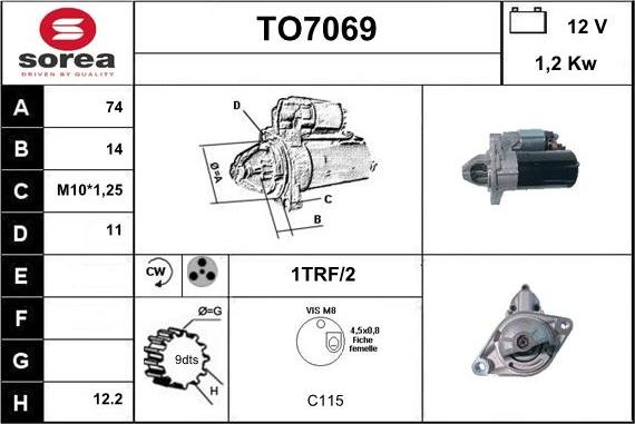 Sera TO7069 - Starter www.molydon.hr