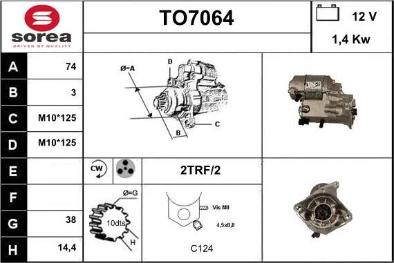 Sera TO7064 - Starter www.molydon.hr