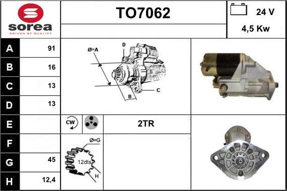 Sera TO7062 - Starter www.molydon.hr