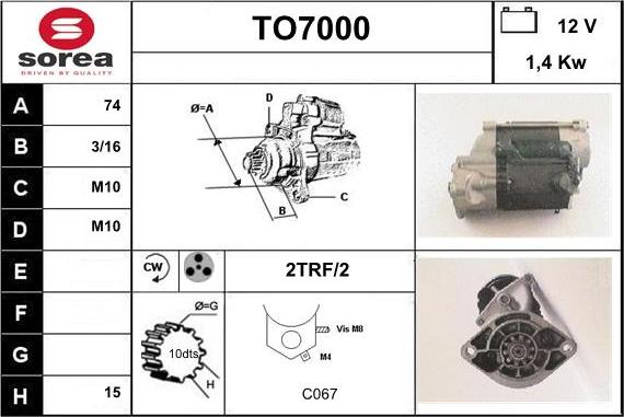 Sera TO7000 - Starter www.molydon.hr