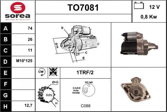 Sera TO7081 - Starter www.molydon.hr