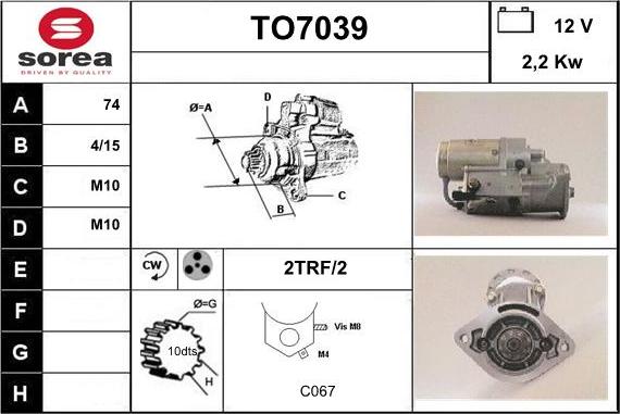 Sera TO7039 - Starter www.molydon.hr