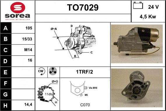 Sera TO7029 - Starter www.molydon.hr