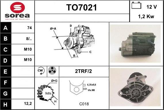 Sera TO7021 - Starter www.molydon.hr