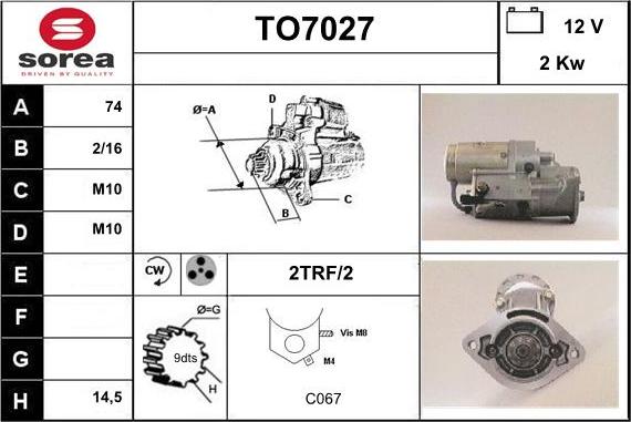 Sera TO7027 - Starter www.molydon.hr