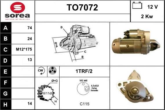 Sera TO7072 - Starter www.molydon.hr