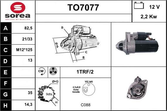 Sera TO7077 - Starter www.molydon.hr