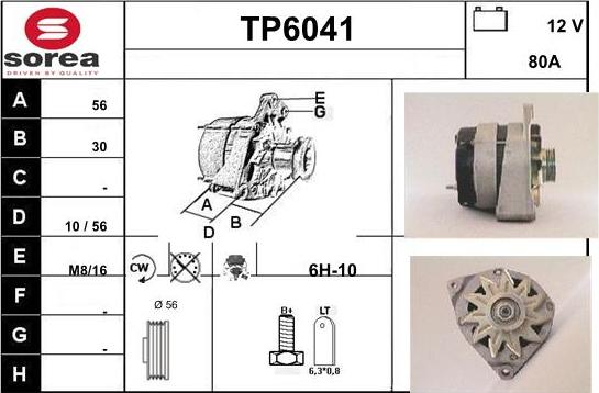 Sera TP6041 - Alternator www.molydon.hr