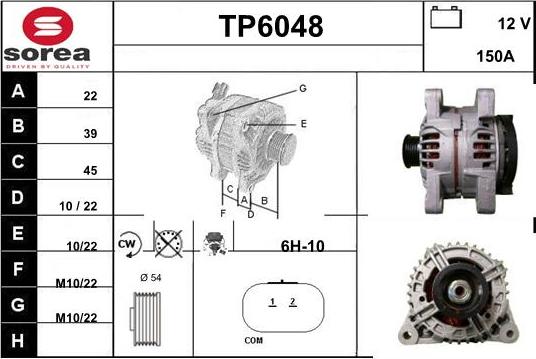 Sera TP6048 - Alternator www.molydon.hr