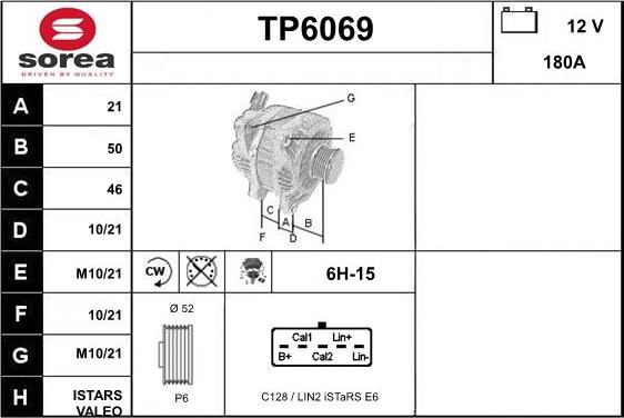 Sera TP6069 - Alternator www.molydon.hr