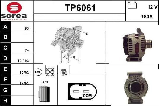 Sera TP6061 - Alternator www.molydon.hr