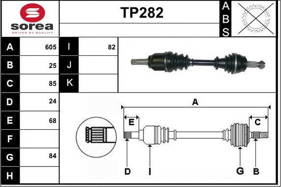 Sera TP282 - Pogonska osovina www.molydon.hr