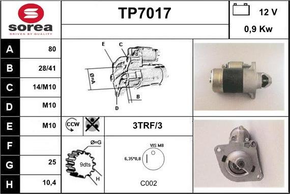 Sera TP7017 - Starter www.molydon.hr