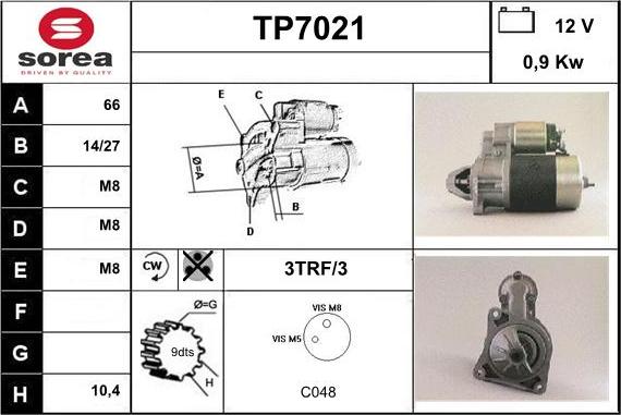 Sera TP7021 - Starter www.molydon.hr