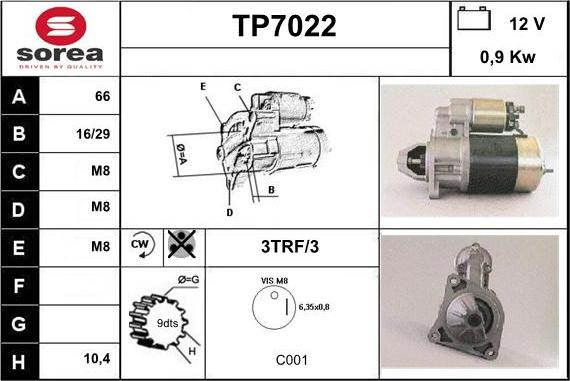 Sera TP7022 - Starter www.molydon.hr