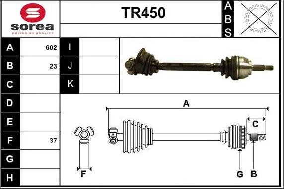 Sera TR450 - Pogonska osovina www.molydon.hr