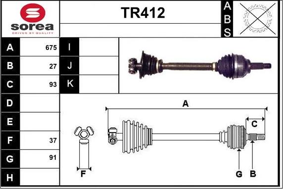 Sera TR412 - Pogonska osovina www.molydon.hr