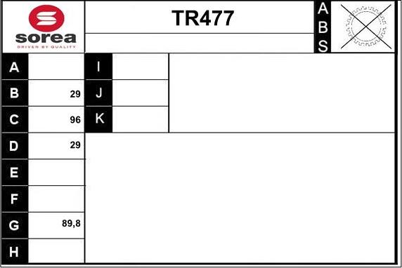 Sera TR477 - Pogonska osovina www.molydon.hr