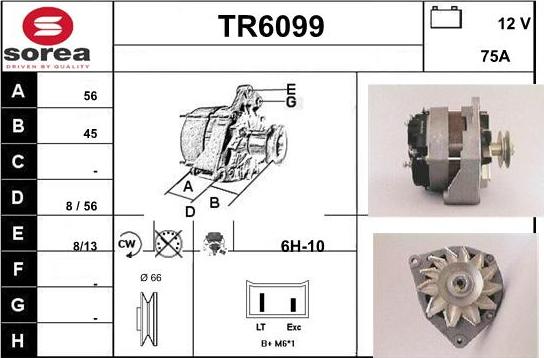 Sera TR6099 - Alternator www.molydon.hr