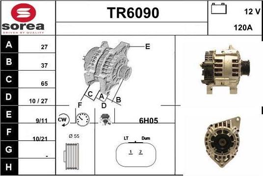 Sera TR6090 - Alternator www.molydon.hr