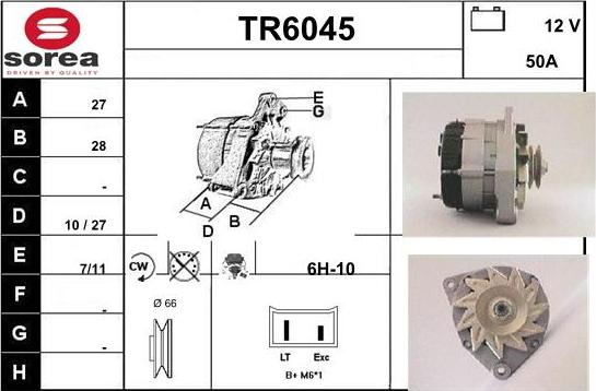 Sera TR6045 - Alternator www.molydon.hr