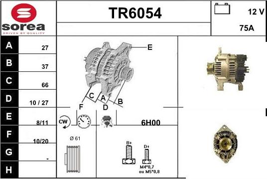 Sera TR6054 - Alternator www.molydon.hr