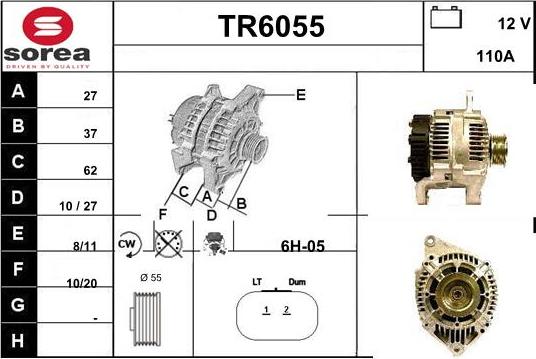 Sera TR6055 - Alternator www.molydon.hr