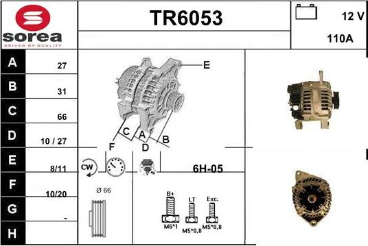 Sera TR6053 - Alternator www.molydon.hr