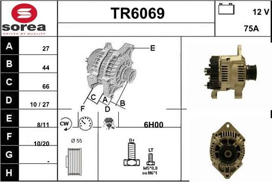 Sera TR6069 - Alternator www.molydon.hr