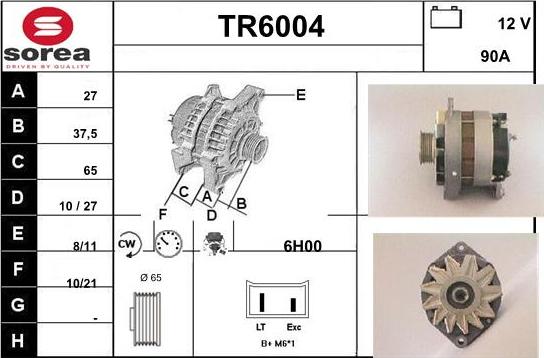 Sera TR6004 - Alternator www.molydon.hr