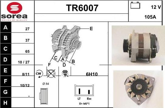 Sera TR6007 - Alternator www.molydon.hr