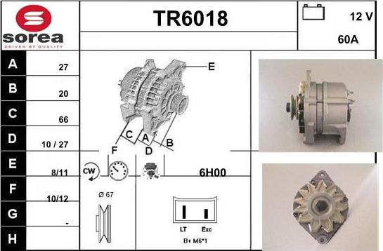Sera TR6018 - Alternator www.molydon.hr