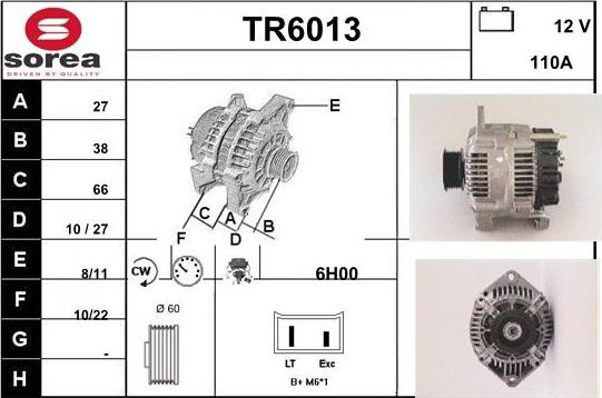 Sera TR6013 - Alternator www.molydon.hr