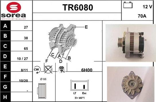 Sera TR6080 - Alternator www.molydon.hr