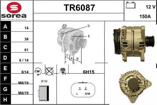 Sera TR6087 - Alternator www.molydon.hr