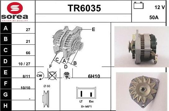 Sera TR6035 - Alternator www.molydon.hr