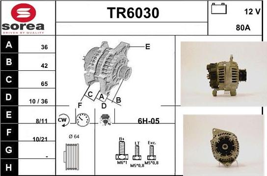 Sera TR6030 - Alternator www.molydon.hr