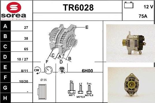 Sera TR6028 - Alternator www.molydon.hr