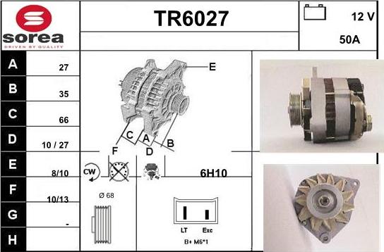 Sera TR6027 - Alternator www.molydon.hr