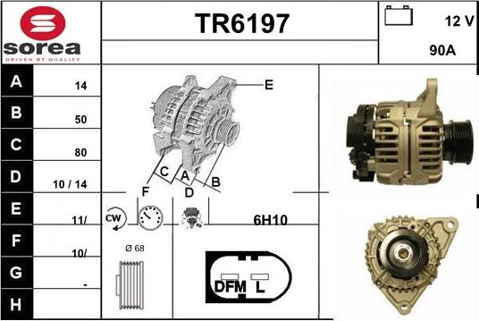 Sera TR6197 - Alternator www.molydon.hr