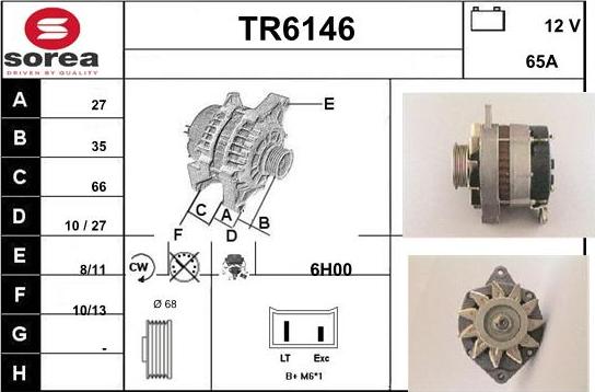 Sera TR6146 - Alternator www.molydon.hr