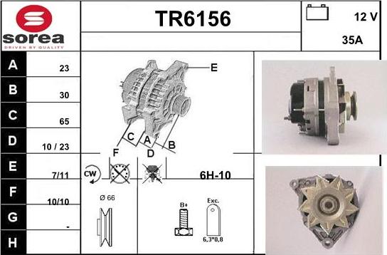 Sera TR6156 - Alternator www.molydon.hr