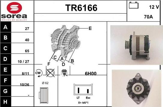 Sera TR6166 - Alternator www.molydon.hr