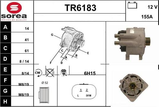 Sera TR6183 - Alternator www.molydon.hr