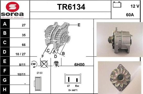 Sera TR6134 - Alternator www.molydon.hr