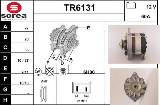 Sera TR6131 - Alternator www.molydon.hr