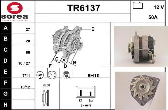 Sera TR6137 - Alternator www.molydon.hr